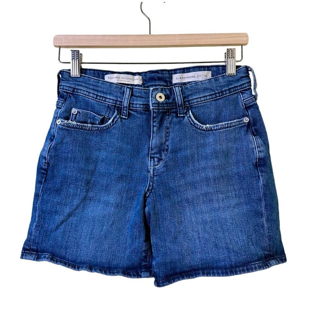 ANTHRO Pilcro & The Letterpress Slim Boyfriend Denim Shorts in Women’s SIZE 26